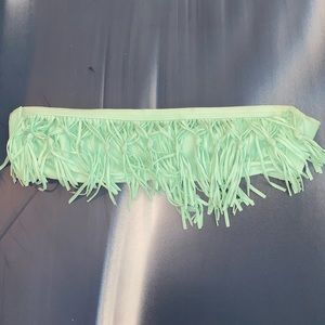 🔥SALE🔥 L*space mint green bando fringe top